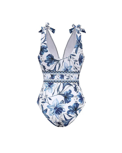 Sophie™ | V Neck Swimsuit & Skirt