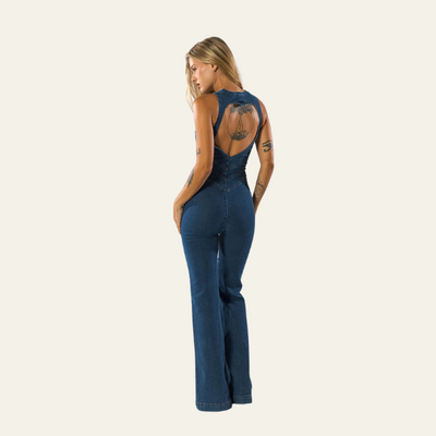 Capri™ | Figure-Flattering Denim Jumpsuit