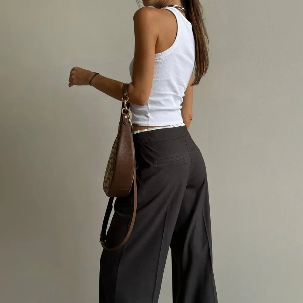 Allure™ | Flowing High-Waist Tie-Waist Pants