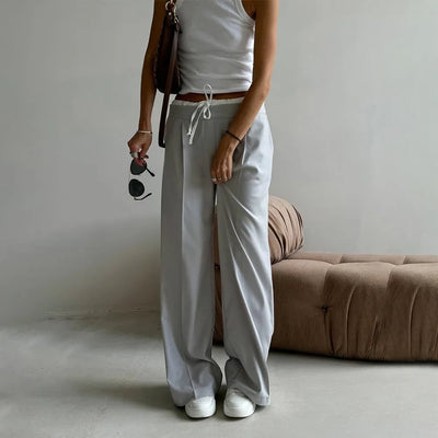 Allure™ | Flowing High-Waist Tie-Waist Pants