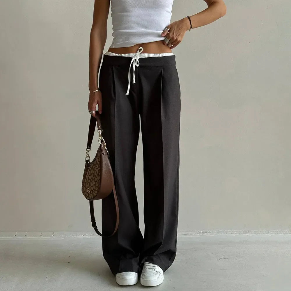 Allure™ | Flowing High-Waist Tie-Waist Pants