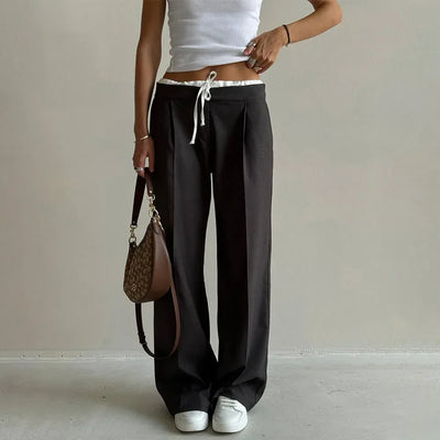 Allure™ | Flowing High-Waist Tie-Waist Pants