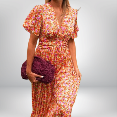 Sandra™ |  Dress with V-neck