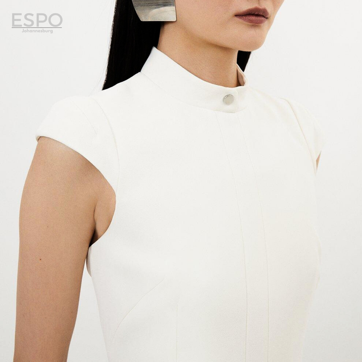 Emily™ | Yanke White Mini Dress