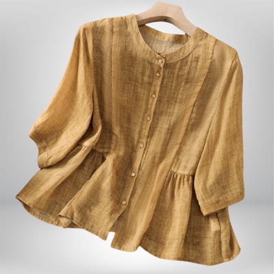 Emma™ | Women's  Cotton and Linen Shirt