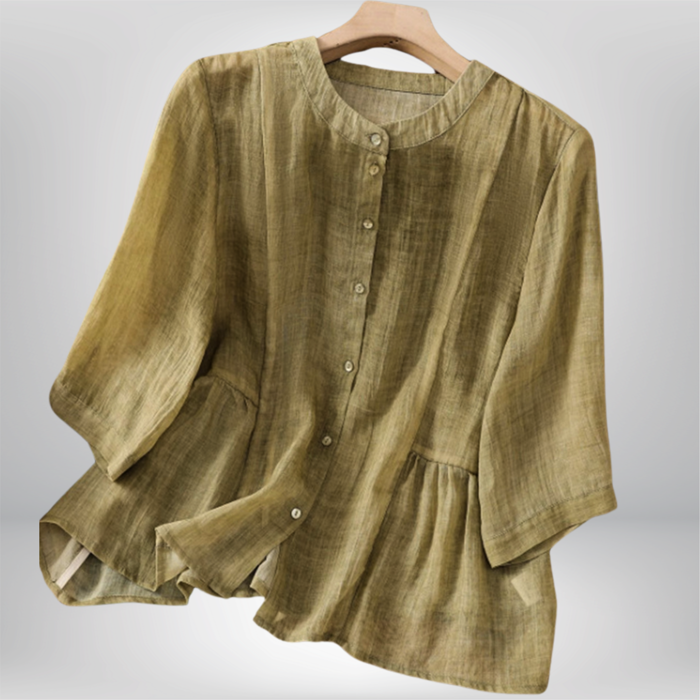 Emma™ | Women's  Cotton and Linen Shirt