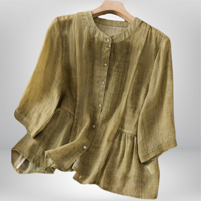 Emma™ | Women's  Cotton and Linen Shirt