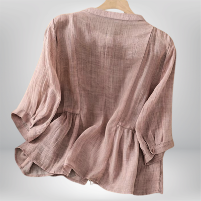 Emma™ | Women's  Cotton and Linen Shirt