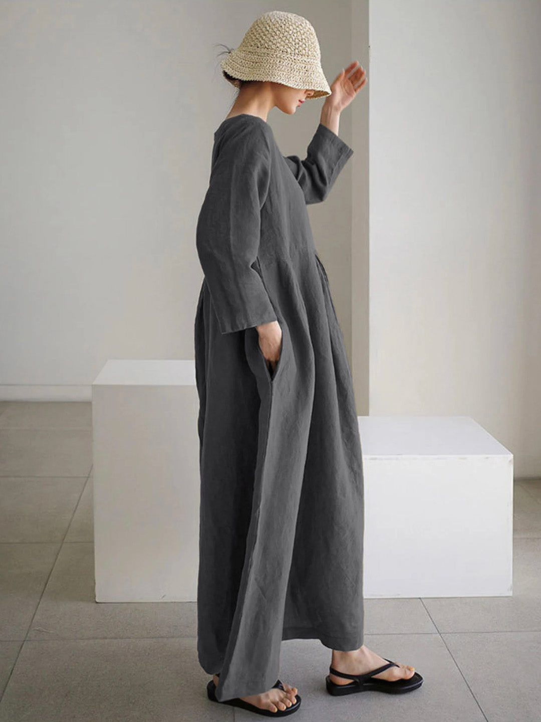 Vente™ | Loose-Fit Dress with Pockets